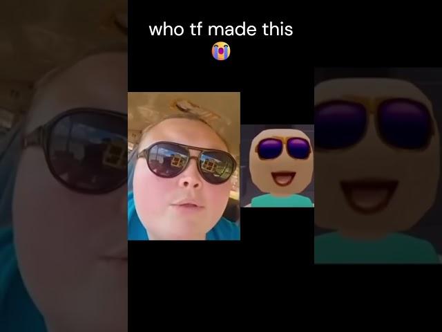 who tf made this  #roblox #meme #shorts