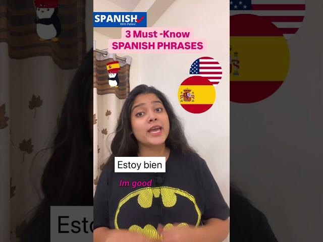 Learn Spanish FAST!  Must-Know Phrases for Beginners! #Shorts #spanish #travel