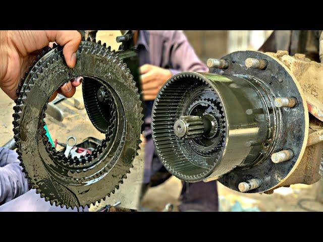 How To Repair Excavator Wheel Brake Plate” Changing The  Brake Plate” Pk Amazing Skills “