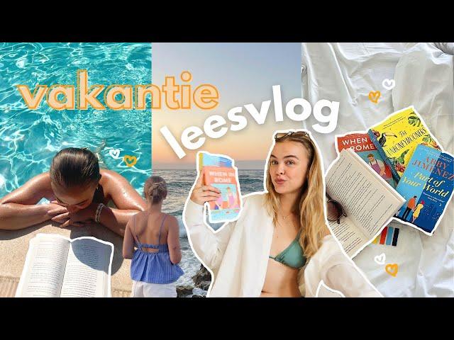 een week lezen op vakantie in griekenland ️ | spoiler vrije leesvlog