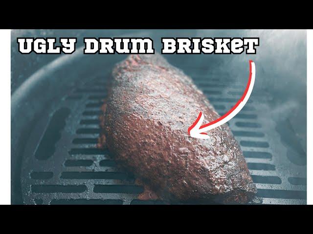 How to Smoke a Brisket on an Ugly Drum Smoker - EASY BRISKET RECIPE