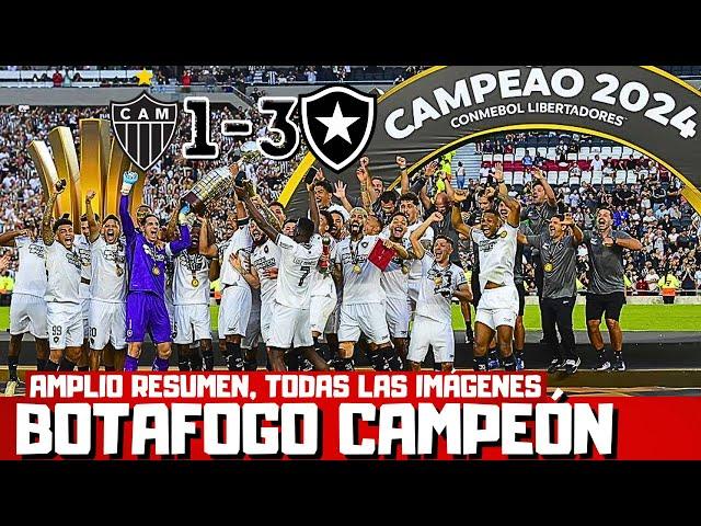 BOTAFOGO CAMPEÓN DE LIBERTADORES. RESUMEN DE  LA FINAL ANTE ATLÉTICO MINEIRO, TODAS LAS IMÁGENES