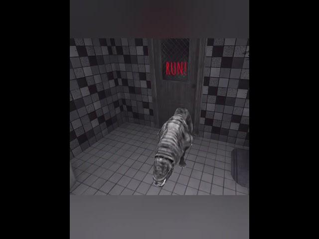 Good Boy Catches Me In The Bathroom - Eyes The Horror Game #short #shorts #goodboy