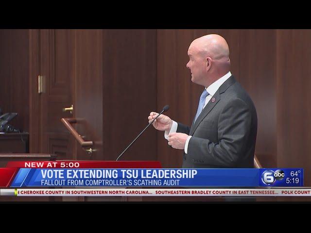 Vote extending Tennessee State University leadership