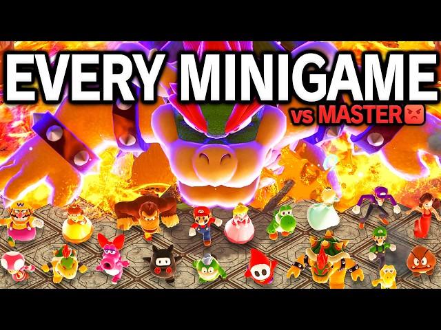 Every Minigame vs. MASTER CPUs in Mario Party Jamboree