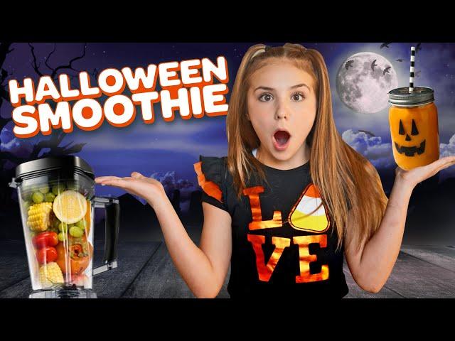 HALLOWEEN SMOOTHIE CHALLENGE (Girls vs Boys) | Piper Rockelle