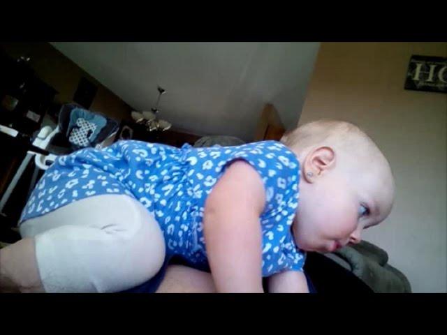 TODDLER WIPES OUT WHILE CLIMBING! (DAY 30)