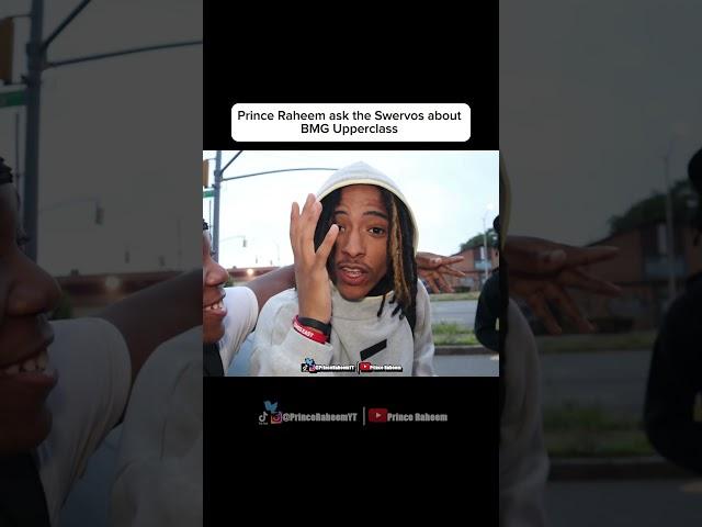 BMG Upperclass vs Swervos LIVE #princeraheem #bmgupperclass #nyc #shorts #funny