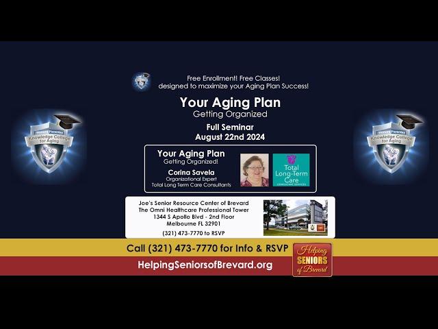 Your Aging Plan: Organizing Paperwork | Knowledge College for Aging