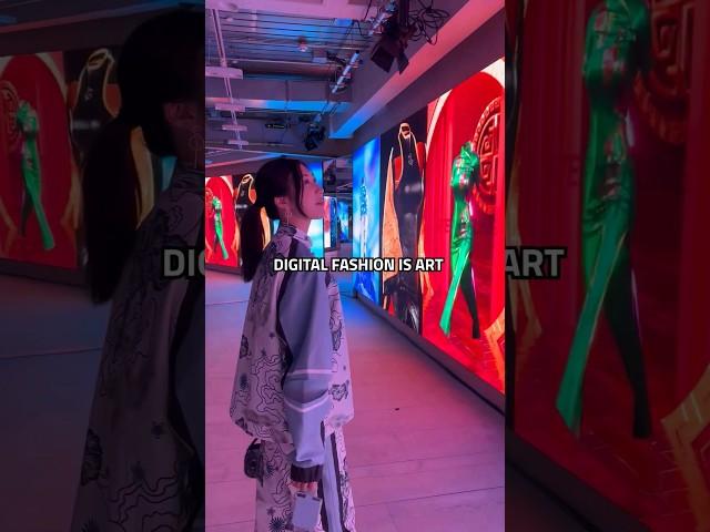 Digital fashion is art ️ #digitalfashion #stephyfung