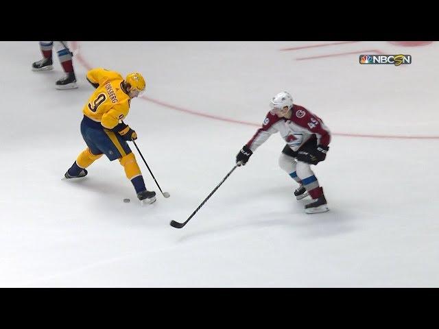 Filip Forsberg uses unreal move to score on Avalanche