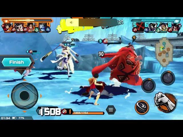 WHITEBEARD VS MARINE ADMIRALS | One Piece | Free Battle ( Bounty rush )