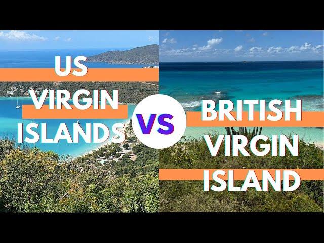 Compare US Virgin Islands (USVI) VS British Virgin Islands (BVI) 2024