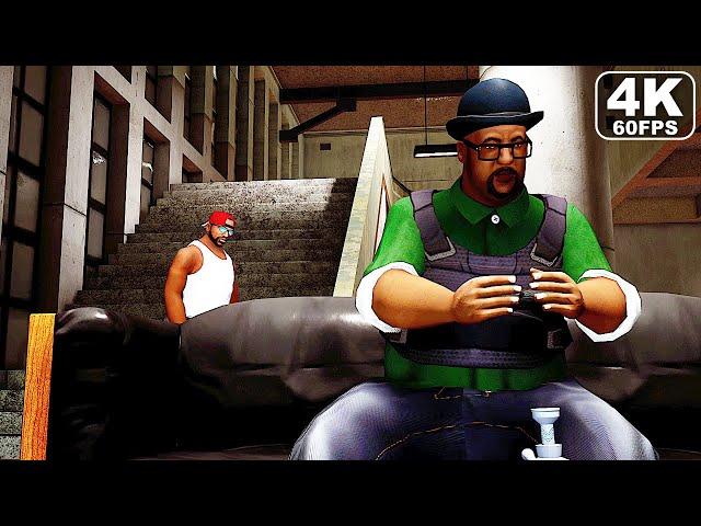 GTA SAN ANDREAS REMASTERED All Cutscenes Full Movie (4K 60FPS)