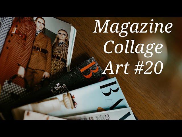 Magazine Collage Art #20 #artjournaling #magazinecollageart