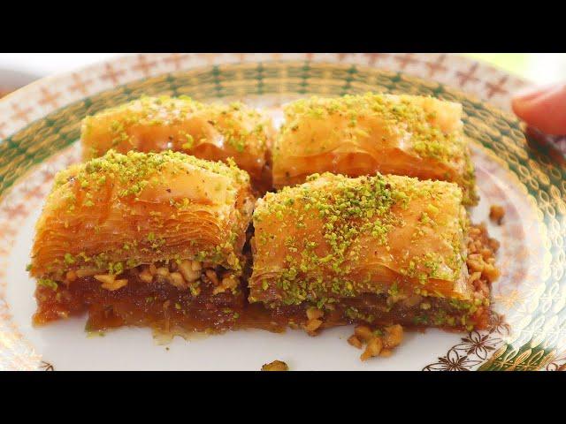 Turkish Baklava With Phyllo Pastry With TIPS FOR BEST HOMEMADE BAKLAVA