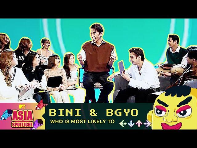 BINI & BGYO Play 'Who Is The Most Likely To?' | Asia Spotlight