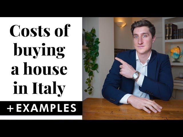 Buying property in Italy as a foreigner | How much does it cost to buy a house italy?