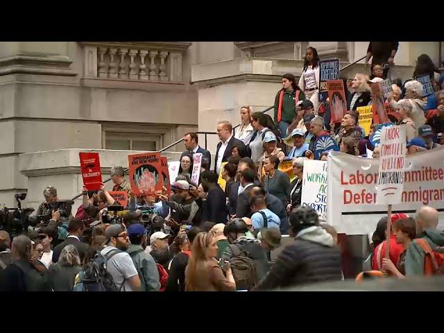 ICE detention of NYC public school student sparks protests