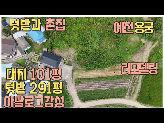 45.문경 근교 예천군 용궁면 아날로그 감성 주택과 텃밭 #촌집 #전원주택 #문경부동산 #농어촌민박