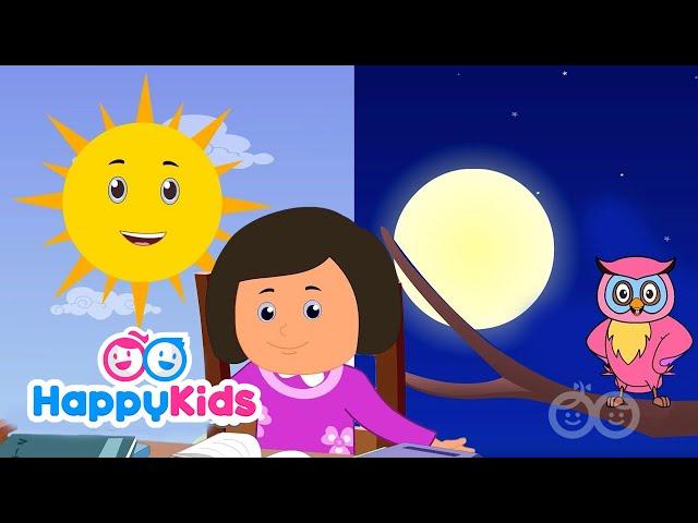 Different Times of The Day - Learning Songs Collection For Kids, Children And Babies | Happy Kids