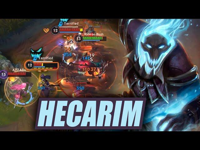 Wild Rift HECARIM Jungle Gameplay in Season 13 (Build & Runes)