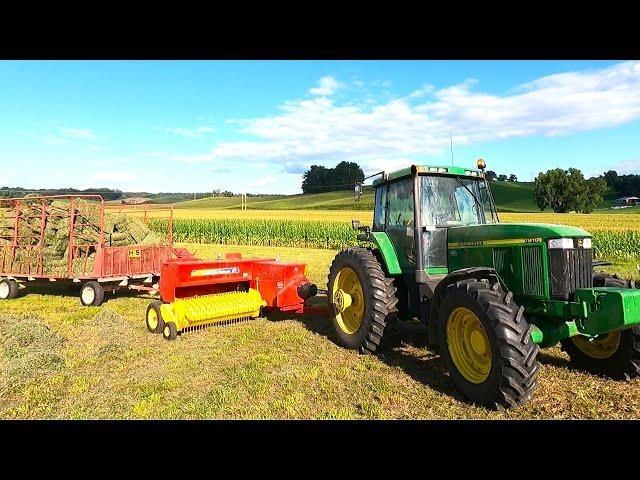 Baling The Best Small Square Hay Bales of the Year! (2024 Hay Season)