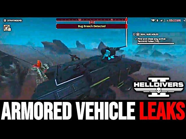 Helldivers 2 LEAKED Armored Vehicle Gameplay