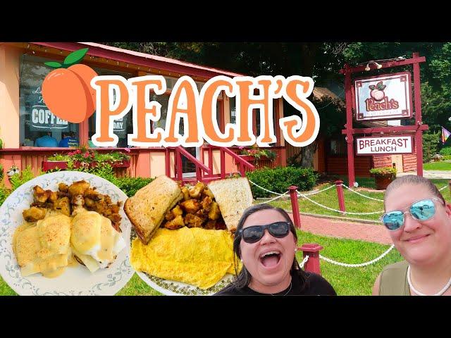 PEACHS RESTAURANT FOOD REVIEW IN NORTH CONWAY, NH | WHITE MTS | BEST PEACH'S N CREAM COFFEE CAKE