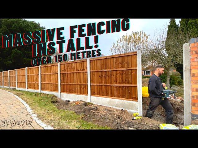 THE BIGGEST FENCE INSTALL WE'VE EVER DONE ON YOUTUBE! (OVER 150M!) - This Week At D&J Projects #035