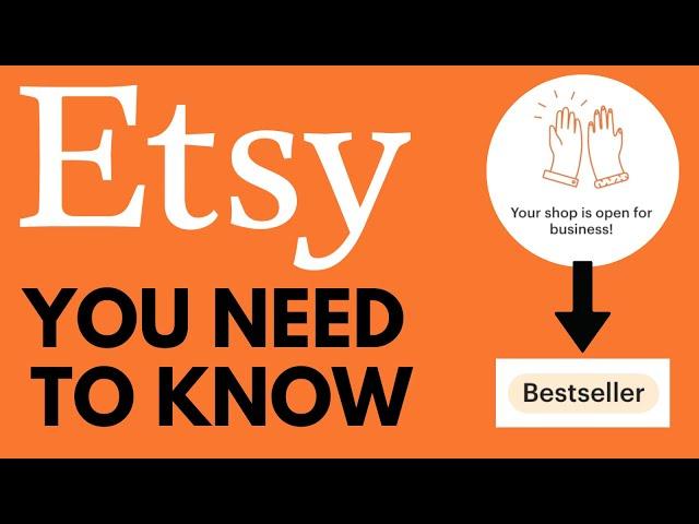 You NEED To Know THIS Before Selling On Etsy (New Etsy Seller Tips)