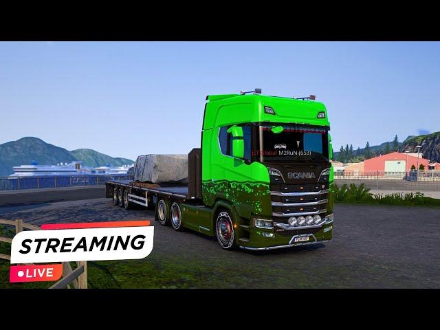 euro truck simulator 2 | scania truck marbal transport kirkinese | promods live | #ets2