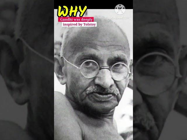 why Gandhi was deeply inspired by Tolstoy || क्यू गांधी टॉल्सटॉय से प्रभावित थे ? #factsvideo #facts