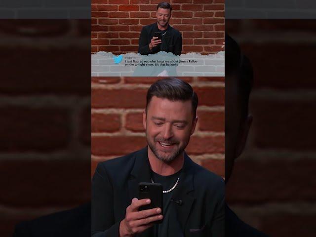 Jimmy and #JustinTimberlake read #MeanTweets about each other! #shorts
