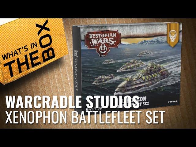 Unboxing: Dystopian Wars - Xenophon Battlefleet Set | Warcradle Studios