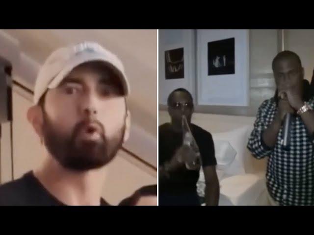 Eminem REACTS To Kevin Hart Being Spotted In Diddy Freak Off Video