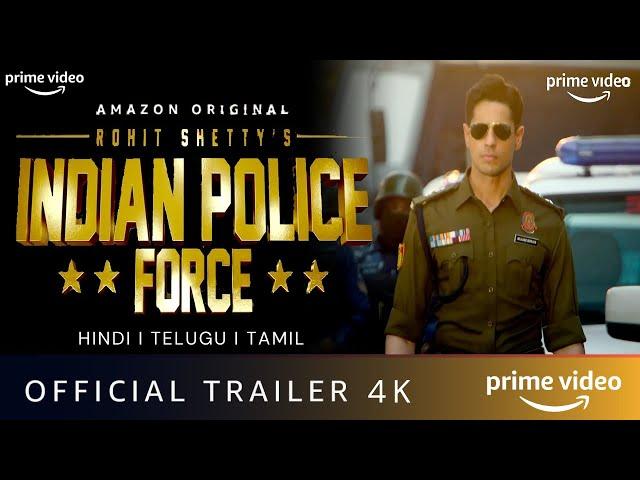 Indian Police Force Trailer I Web Series I Amazon Prime I Rohit Shetty I Siddharth Malhotra