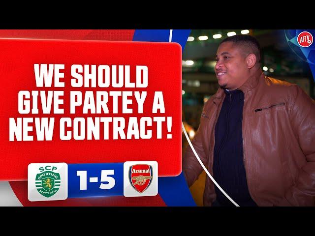 We Should Give Partey A New Contract! | Sporting CP 1-5 Arsenal