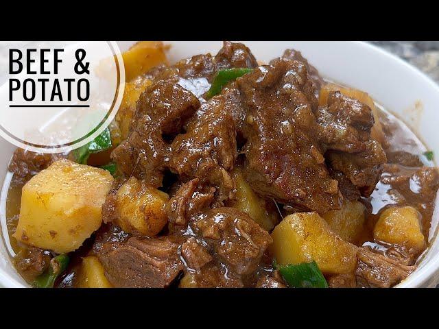 Beef And Potato Stew Recipe | How To Make Beef Stew On The Stove