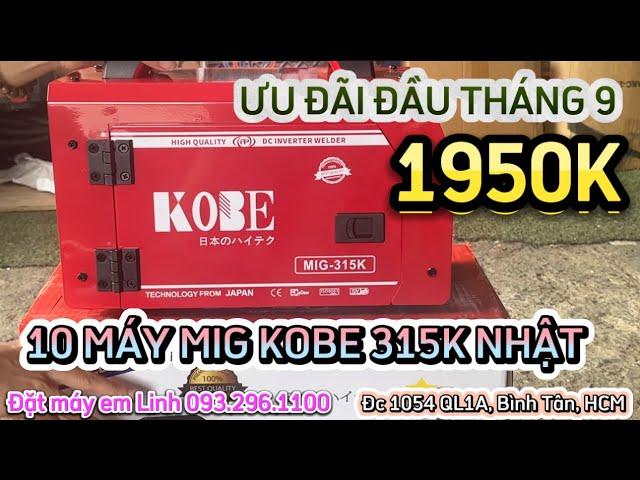 ƯU ĐÃI GIẢM NGAY 1950K 10 MÁY MIG NHẬT KOBE 315K XÁC TO BAO KHOẺ #mayhan #kobe #mayhanmig #wintech