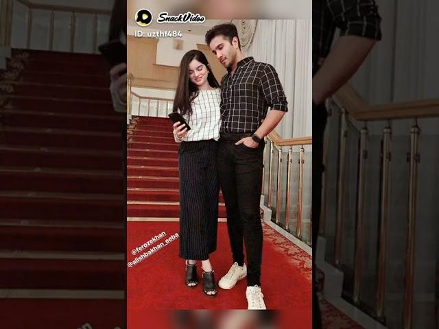 Feroze khan with wife 