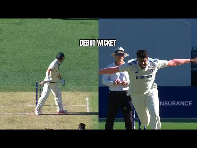 Harshit Rana Bowling Today Match | Harshit Rana Debut Wicket Vs Aus | Travis Head Bowled By H Rana