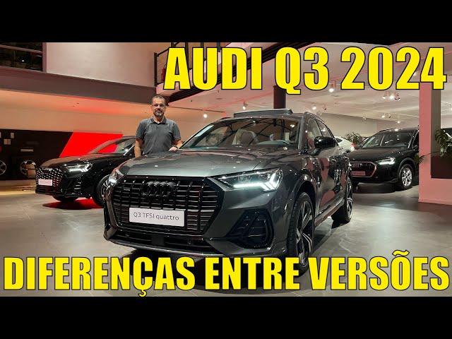 Audi Q3 2024 SUV e Sportback - Diferenças entre as versões