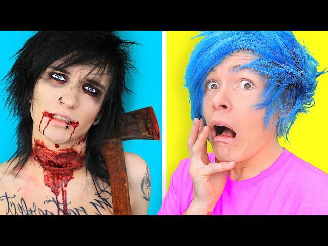 Trying Spooky Halloween SFX Makeup by 5 Minute Crafts and TikTok Ft. @JohnnieGuilbert