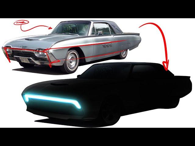 1963 Ford Thunderbird Re-design: What if Ford built it in 2020?