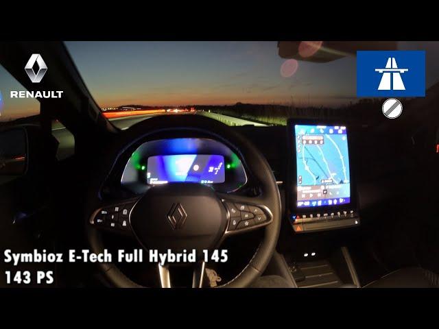 Ultimate Night POV Drive | 2024 Renault Symbioz  | 143 PS | ASMR | German Autobahn | Topspeed