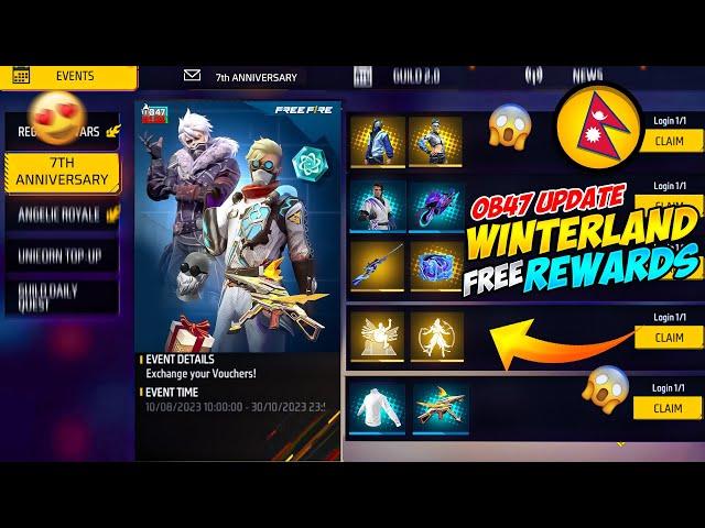 Claim Winterland Event Free Rewards - OB47 Patch Update / New Changes After Update