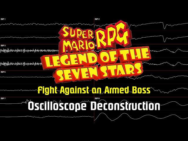 Super Mario RPG - Fight Against an Armed Boss [Oscilloscope Deconstruction]