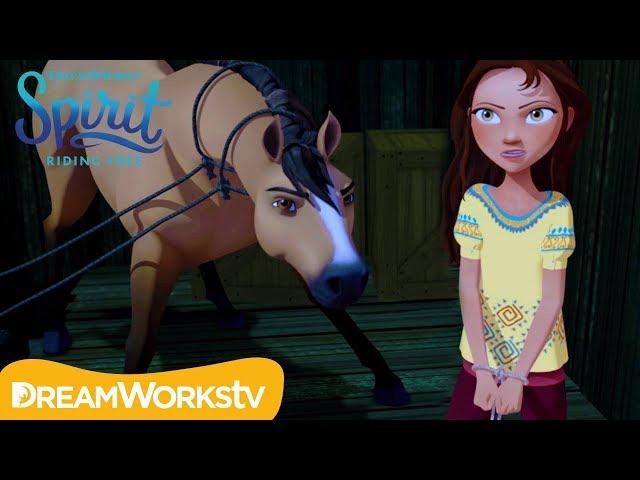 Lucky and Spirit Kidnapped?! | SPIRIT RIDING FREE | Netflix