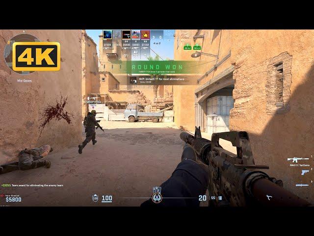 Counter Strike 2 Gameplay 4K (No Commentary)